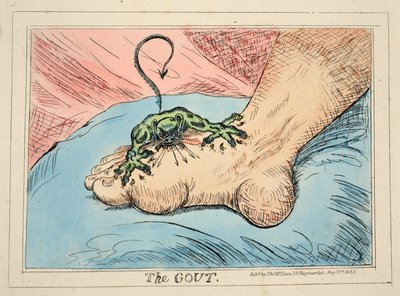 The Gout by James Gillray